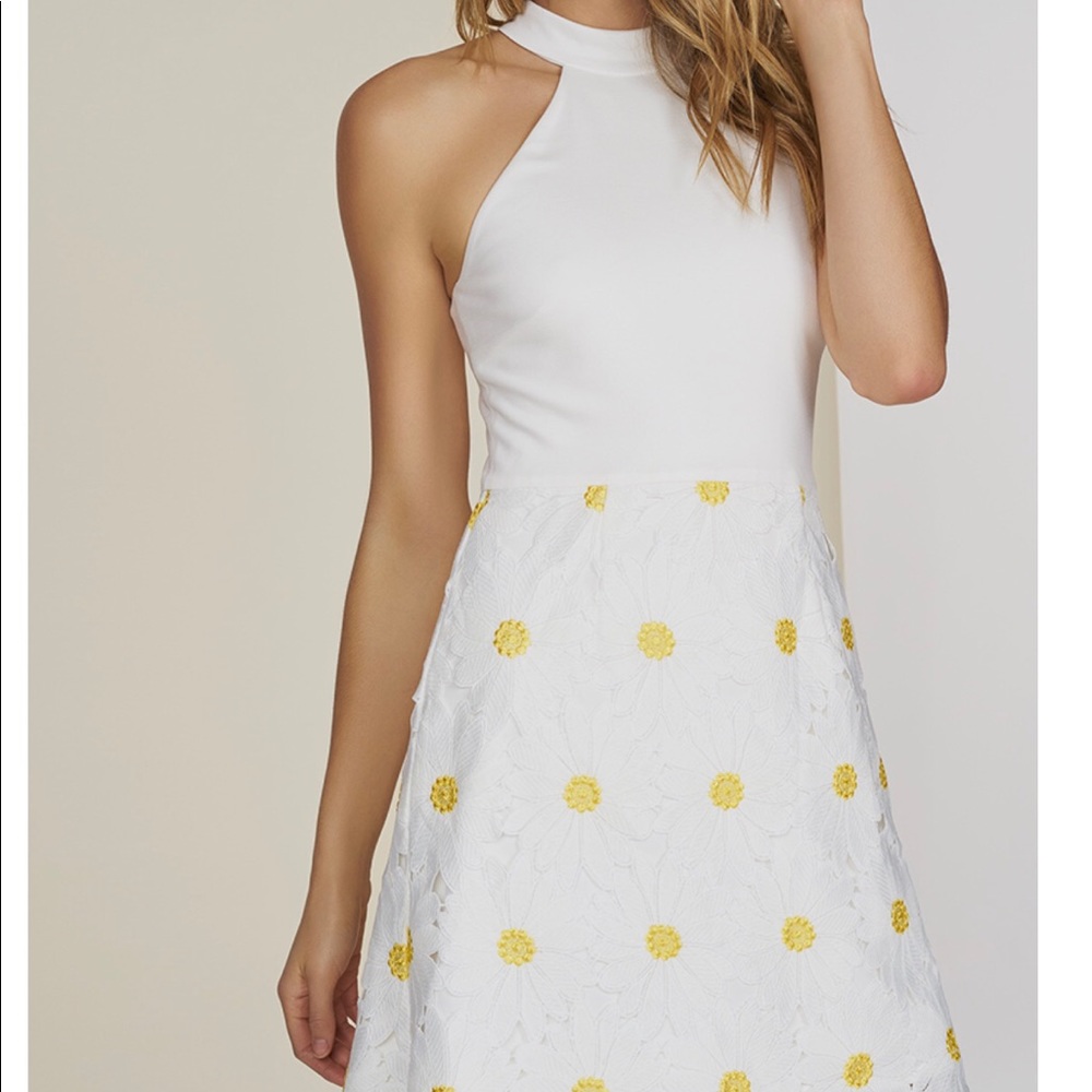 NWT Hutch Sunflower high neck dress
